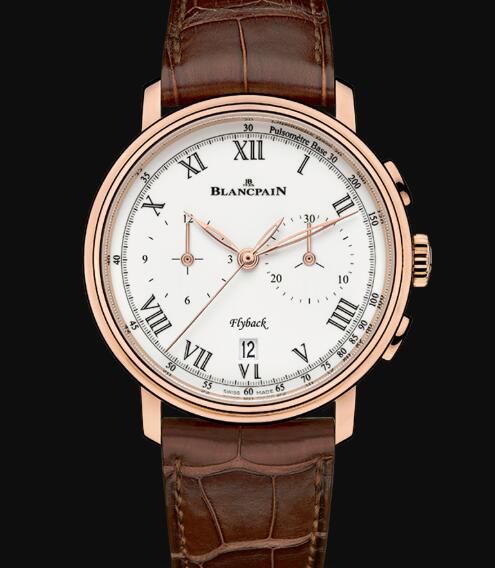 Blancpain Villeret Watch Price Review Chronographe Flyback Pulsomètre Replica Watch 6680F 3631 55B